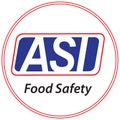 ASI food safety icon in two round circles