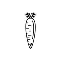 Carrot line icon. health food logo