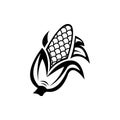 Corn icon. isolated on white background. Royalty Free Stock Photo