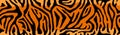 Tiger stripes pattern, animal skin, line background. Vector seamles texture Royalty Free Stock Photo