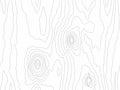 Wood grain light grey and white texture. Seamless wooden pattern. Abstract line background. Tree fiber vector illustration Royalty Free Stock Photo