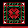 Traditional Palestinian Embroidery Patterns. Royalty Free Stock Photo