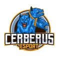 Cerberus Mascot Logo.