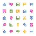 Education - 25 icons image. Royalty Free Stock Photo