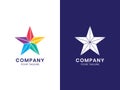 Modern Community Star logo. For personal or business. Colorful gradient concept.