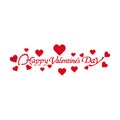 Vector Valentine`s Day greeting card.