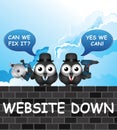 Comical website down