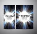 Image business design Abstract digital background with a burst, lens flare.