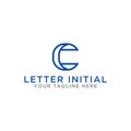 PrintC Design logo, elegant, trendy, artistic alphabet logo icon