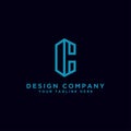 PrintC Design logo, elegant, trendy, artistic alphabet logo icon