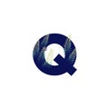 Simple Beauty logo initial Q