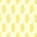 Seamless Simple Wheats Pattern, Vector Illustration EPS 10.