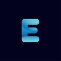 E Letter Unique Corporate Logo Editable Vector