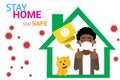 Stay home stay safe Royalty Free Stock Photo