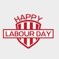 American labour day background. Happy labour day poster, banner.