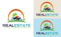 Real estate logo outstanding modern