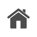 Home Vector Design on White Background Royalty Free Stock Photo