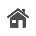 Home Vector Design on White Background Royalty Free Stock Photo