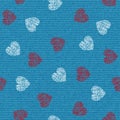 Hearts pattern seamless Royalty Free Stock Photo