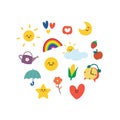 Cute icon for kids, sticker