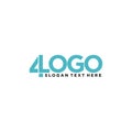 Modern Simple Logo design Royalty Free Stock Photo