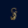 Elegant and luxury initial line S