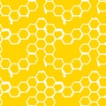 Beehives Pattern, Honey Bees Illustration, Seamless Pattern, Vector EPS 10. Royalty Free Stock Photo