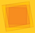 Yellow shades square background vector illustration EPS10