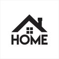 Home exclusive logo design inspiration exelent Royalty Free Stock Photo