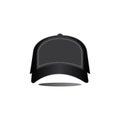 Black baseball cap. Royalty Free Stock Photo