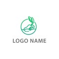 Simple logo for agriculture and plants