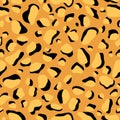 Jaguar or leopard skin pattern, seamless texture. Cheetah animal print for textile design. Vector Illustration Royalty Free Stock Photo
