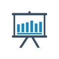 Report analytics business growth chart graph icon vector illustration Royalty Free Stock Photo