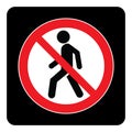 No Entry icon