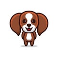 Cute dog in brown color Royalty Free Stock Photo