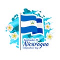 September 15, Happy Independence Day of Nicaragua