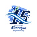 September 15, Happy Independence Day of Nicaragua