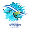 September 15, Happy Independence Day of Nicaragua