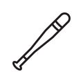 Base ball stick icon design