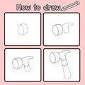 Illustrator of How to draw nine