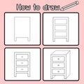 Illustrator of How to draw three