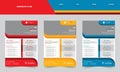 Multi color Corporate Flyer Design Brochure Template and Vector Pro Illustration