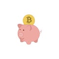 Business or finance saving concept with piggy bank.