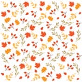 Seamless autumn pattern