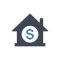 Finance real state home loan house mortgage, real, estate,home,dollar icon vector illustrator