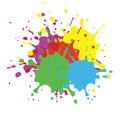 Various colors splash Royalty Free Stock Photo
