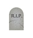 RIP grave stone Royalty Free Stock Photo