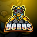 Horus mascot esport logo design