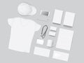 Corporate identity vector mock up