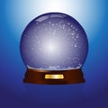 Glass snow globe